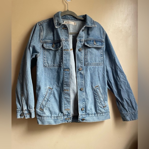 ASOS Denim button down Jacket size 2 - Picture 1 of 8